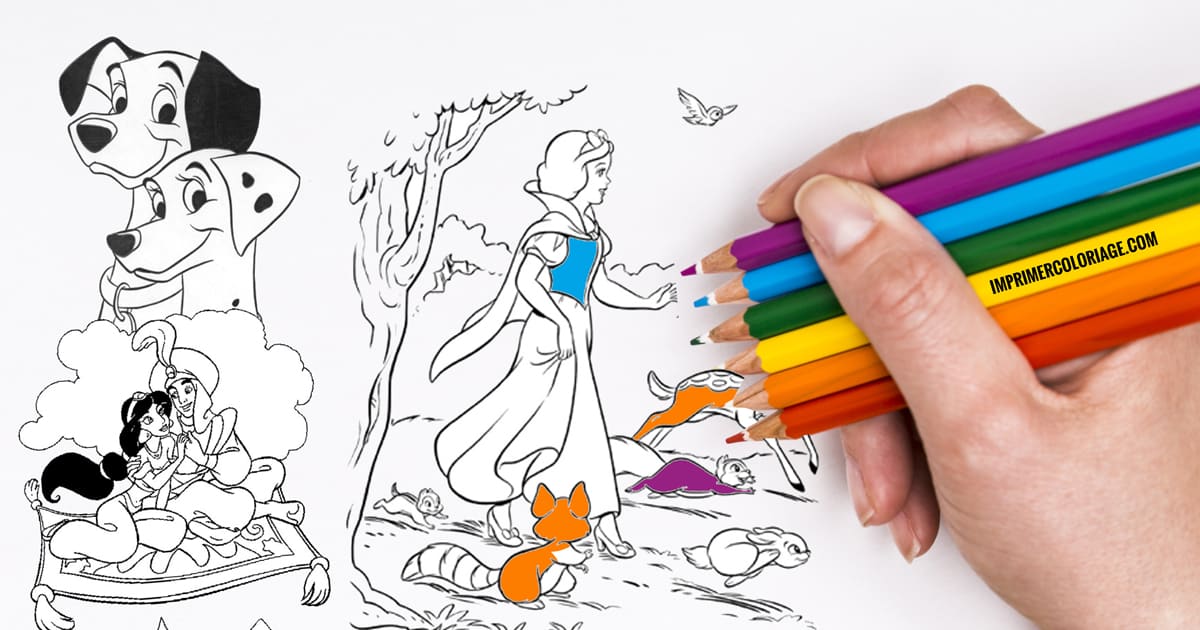Coloriage Disney - Imprimer coloriage